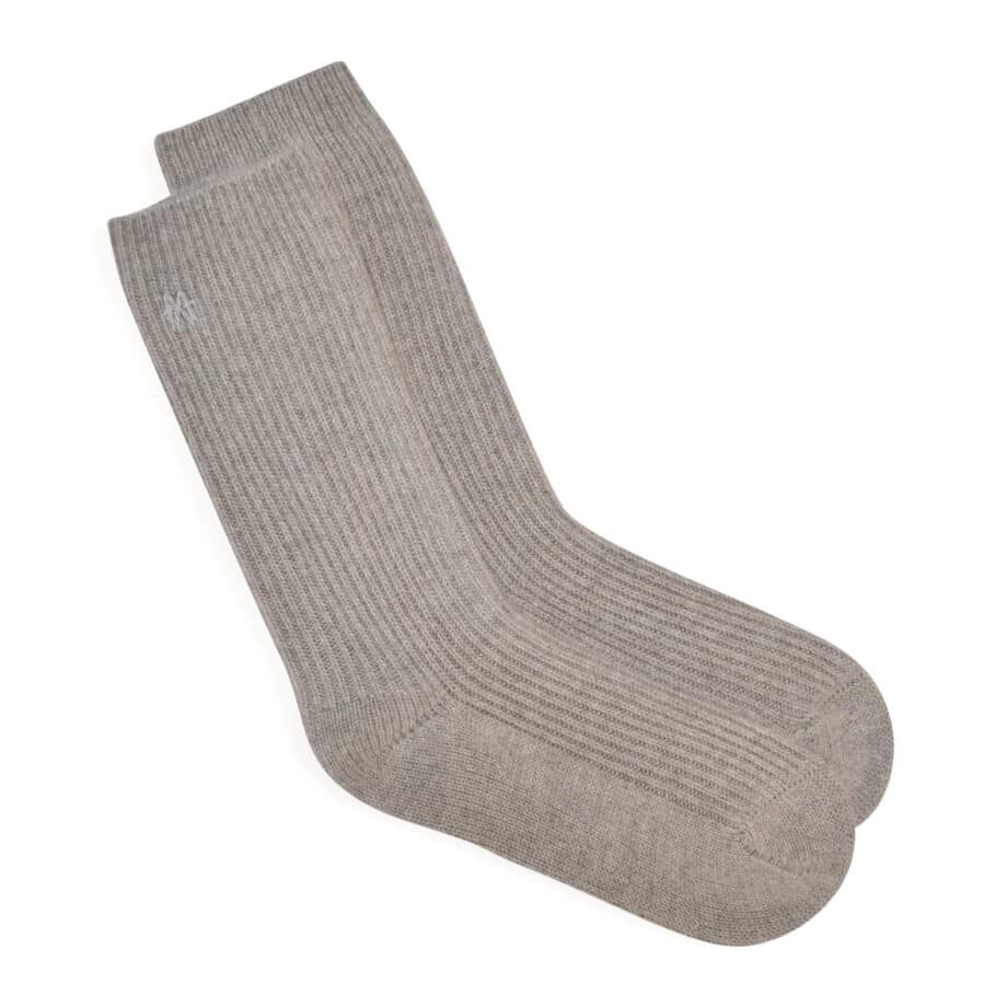 Womens Ribbed Cashmere Socks | WUTH COPENHAGEN Rib Socks