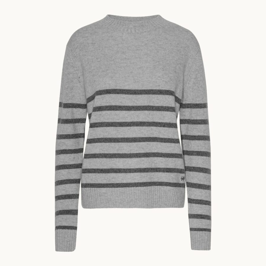Classic striped cashmere sweater from Wuth Copenhagen.
