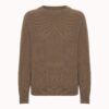 Our classic Caroline pullover in a delicious brown color for winter. 100% premium cashmere pullover