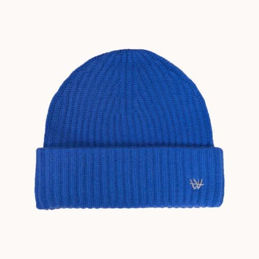 Stine Hat - Electric Blue. 100% cashmere hue fra Wuth Copenhagen