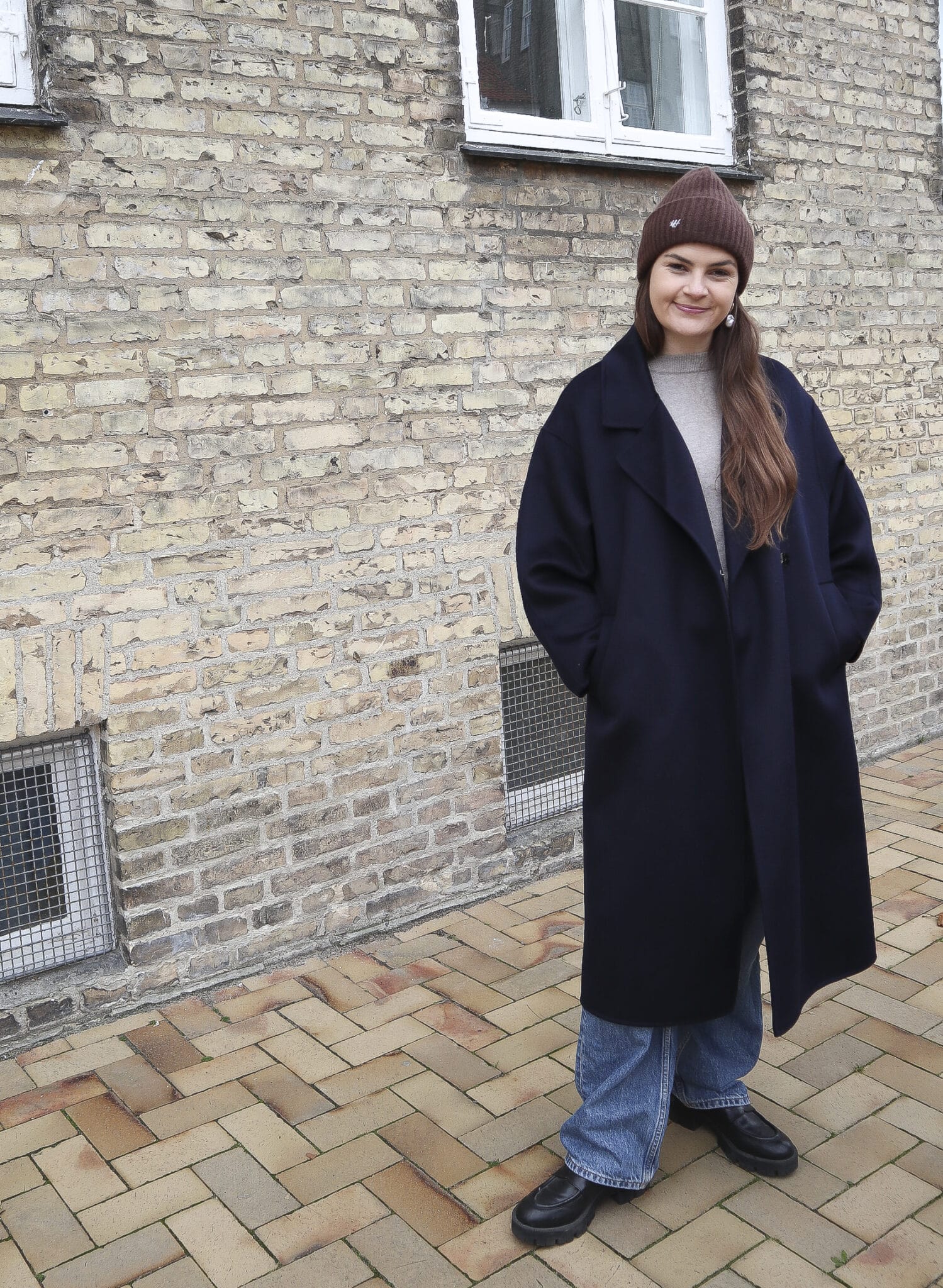 Oversize uld frakke fra Wuth Copenhagen