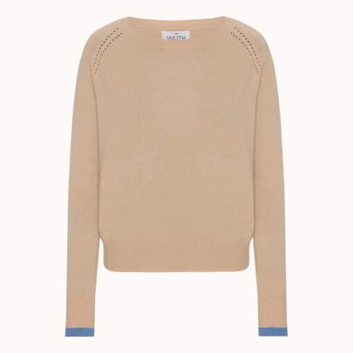 Colored Cuff Cashmere Sweater from Wuth Copenhagen with cool cuff details
