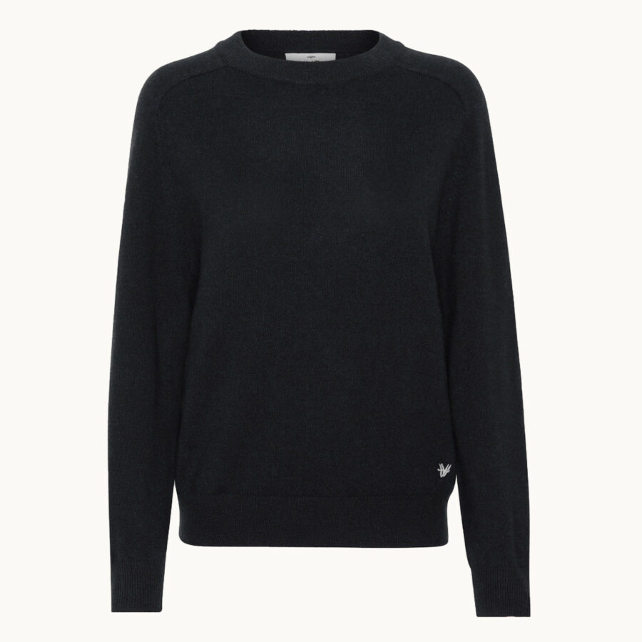 caroline pullover sort fra Wuth Copenhagen i 100% cashmere