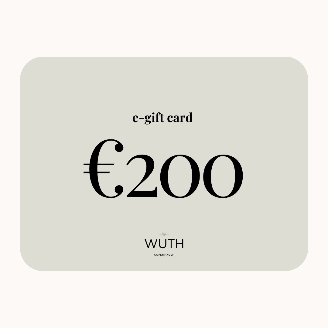 gift card from Wuth Copenhagen 200€