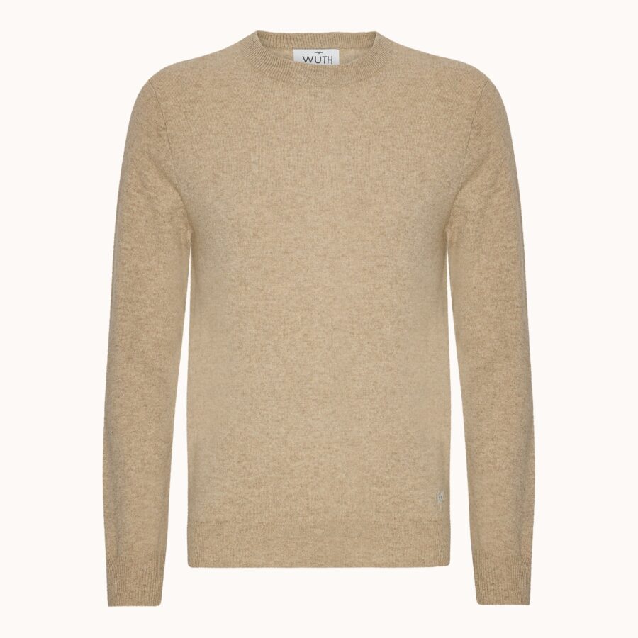 Ryan pullover i Oat I 100% premium cashmere.